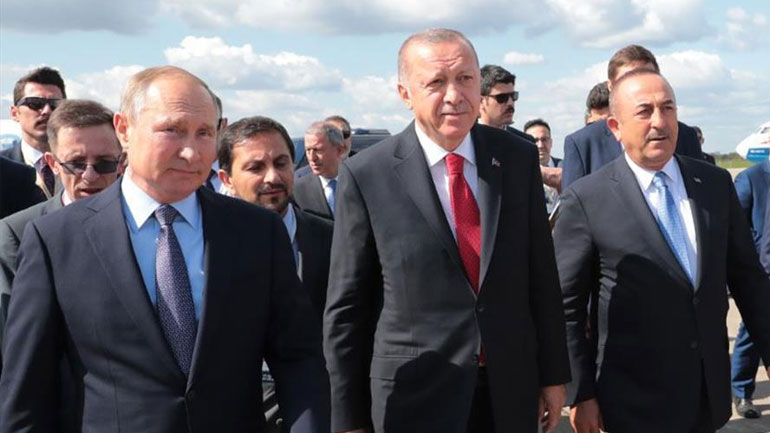 Πούτιν και Ερντογάν συζήτησαν για τη Συρία